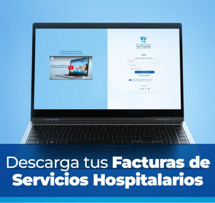 descargas de facturas hospitalarias